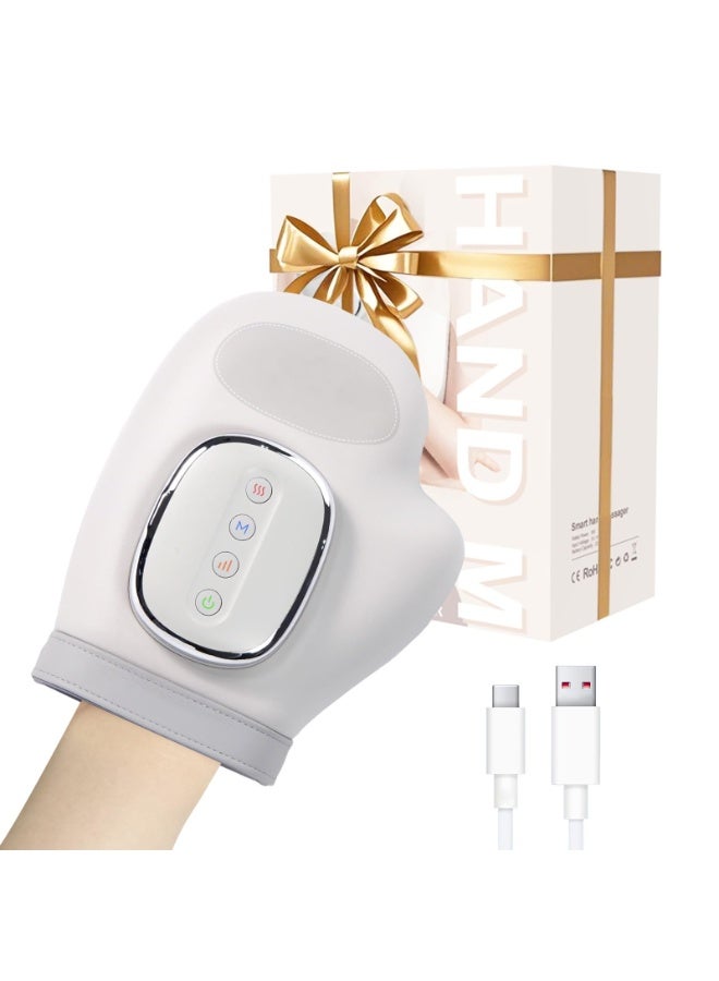 WALALLA Hand Massager with Heat and Compression, 3 Massage 4 Temperatures 5 Compression Models Hand Massage for Arthritis and Carpal Tunnel, Ideal Gifts for Women/Men - Image 1