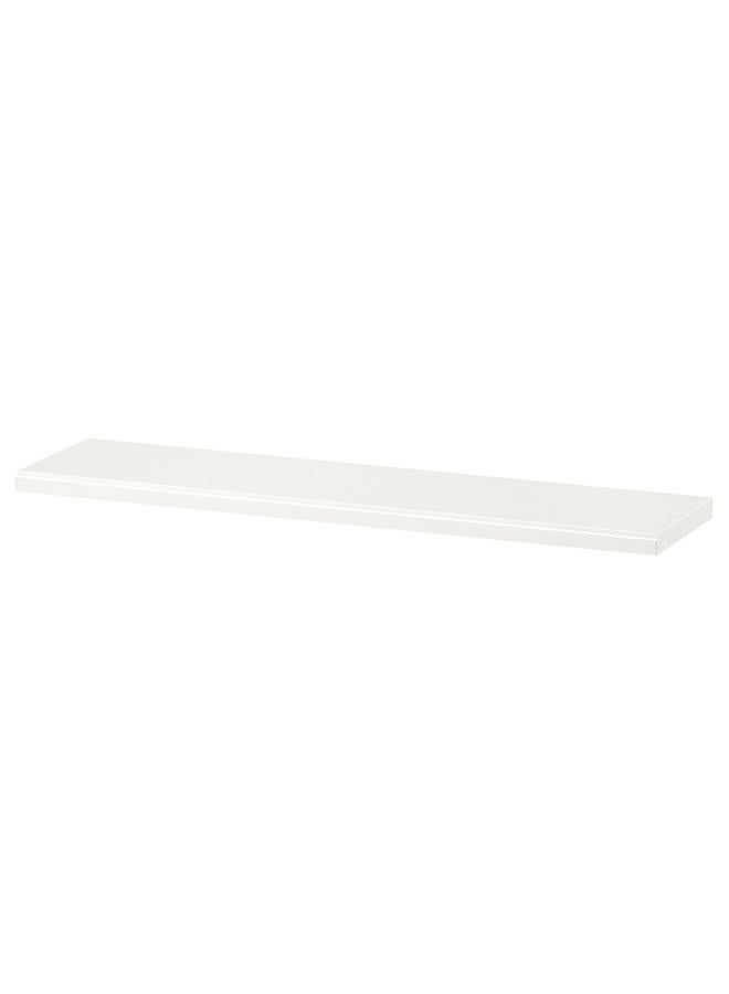 erorex Shelf, white stained aspen, 80x20 cm - Image 1