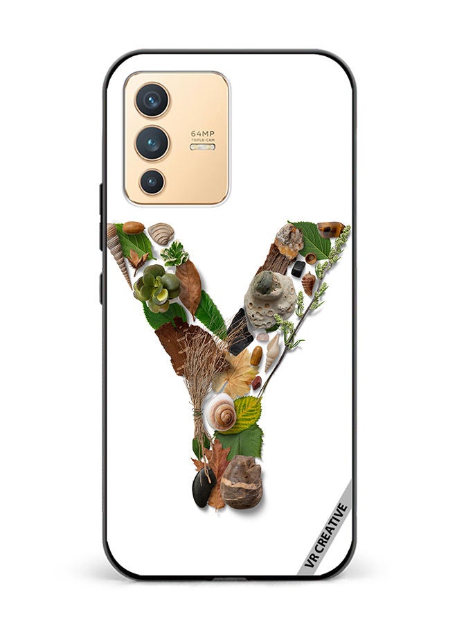VR CREATIVE Protective Case Cover For Vivo V23 5G Alphabet Y Design Multicolour - Image 1