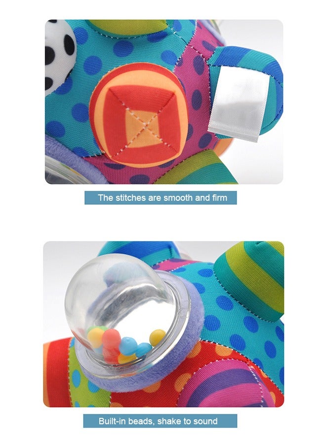 Baby Grip Rattle Ball, Baby Bumpy Ball Toy,  Rattle Cloth Ball, Baby Sensory Toys, Toys to Promote the Coordinated Development of Baby Movement and Body for Babies Over 3 Months - Image 5