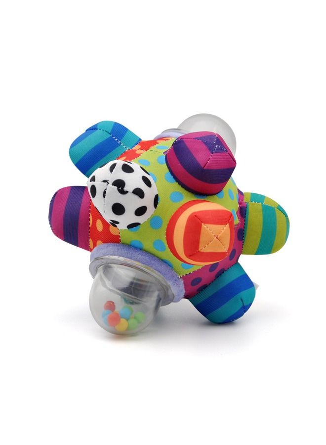 Baby Grip Rattle Ball, Baby Bumpy Ball Toy,  Rattle Cloth Ball, Baby Sensory Toys, Toys to Promote the Coordinated Development of Baby Movement and Body for Babies Over 3 Months - Image 1