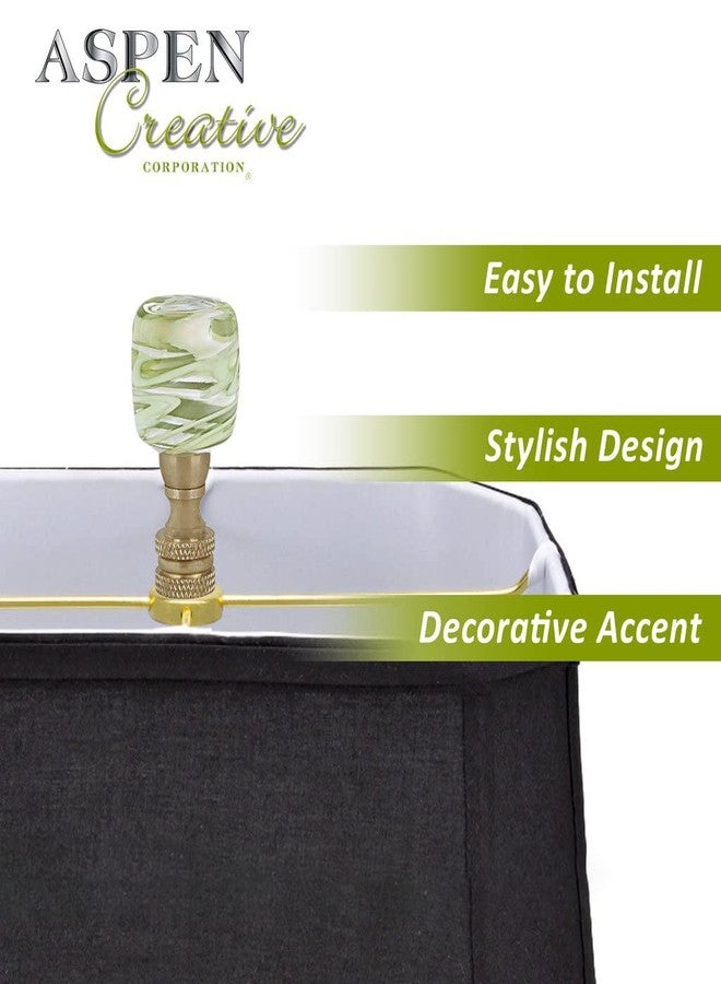 Aspen Creative 24054-07-1, Finial for Lamp Shade, Brass Finish, 2-1/8" Height - Image 5