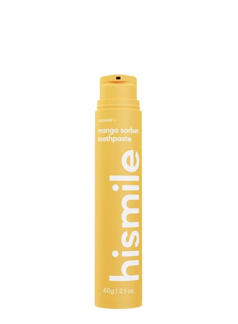 HiSmile Hismile Mango Sorbet Flavoured Toothpaste, Fluoride Toothpaste, Mango Flavour  - Image 1