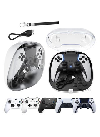 Controller Protective Case for PS5 Dualsense/Xbox Series X/S/One Controllers, Hard Shell Travel Case, Dust-Resistant, Shock Proof with Type C Charging Cable, Wall Hook, Lanyards - pzsku/Z4761F95F517AD3E395EEZ/45/_/1701320598/518bcf72-d4e8-450c-b0f9-610f6c026883
