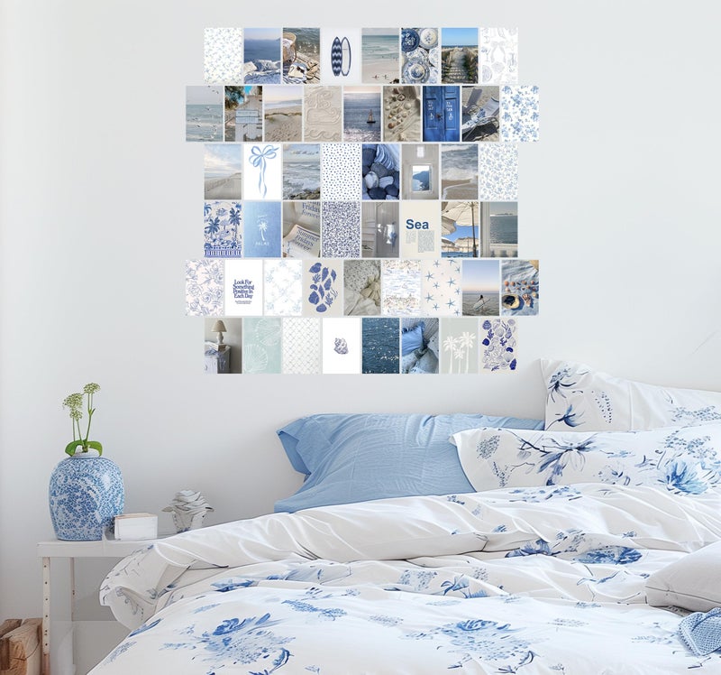 TwoDays Coastal Granddaughter Room Decor, Beachy Aesthetic Wall Collage Kit, Coastal Cowgirl Wall Art Prints for Teen Girls Bedroom, Beach Artwork. (Set of 50, 4" Ã— 6") - Image 4