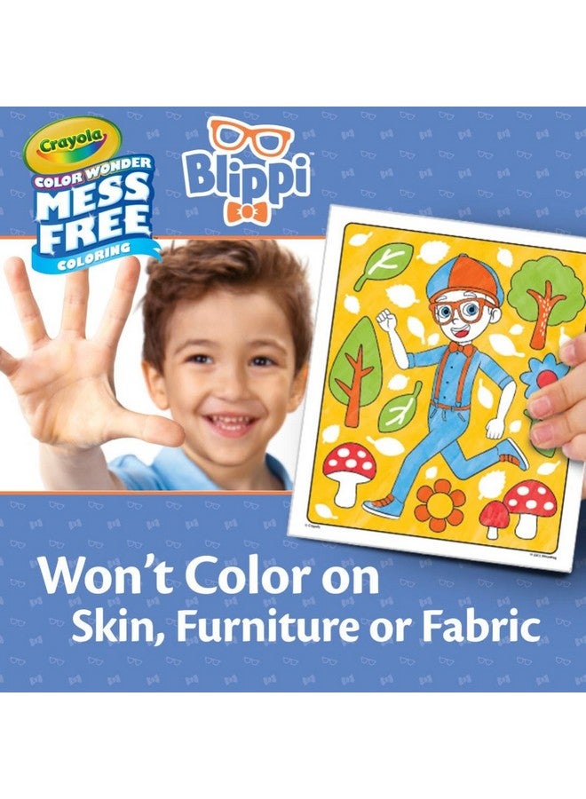 Crayola Blippi Color Wonder Coloring Set, 18 Blippi Mess Free Coloring Pages for Toddlers, Travel Activity, Toddler Toys & Gifts - Image 3
