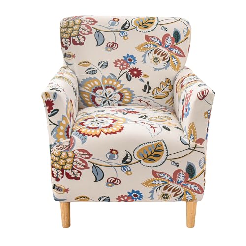 CRFATOP Stretch Modern Banquet Armchair Slipcover 1-Piece Accent Chair Covers with Arms Soft Chair Slipcovers for Living Room Armchair Furniture Protector Office Reception Reading Sofa,B61 - Image 1