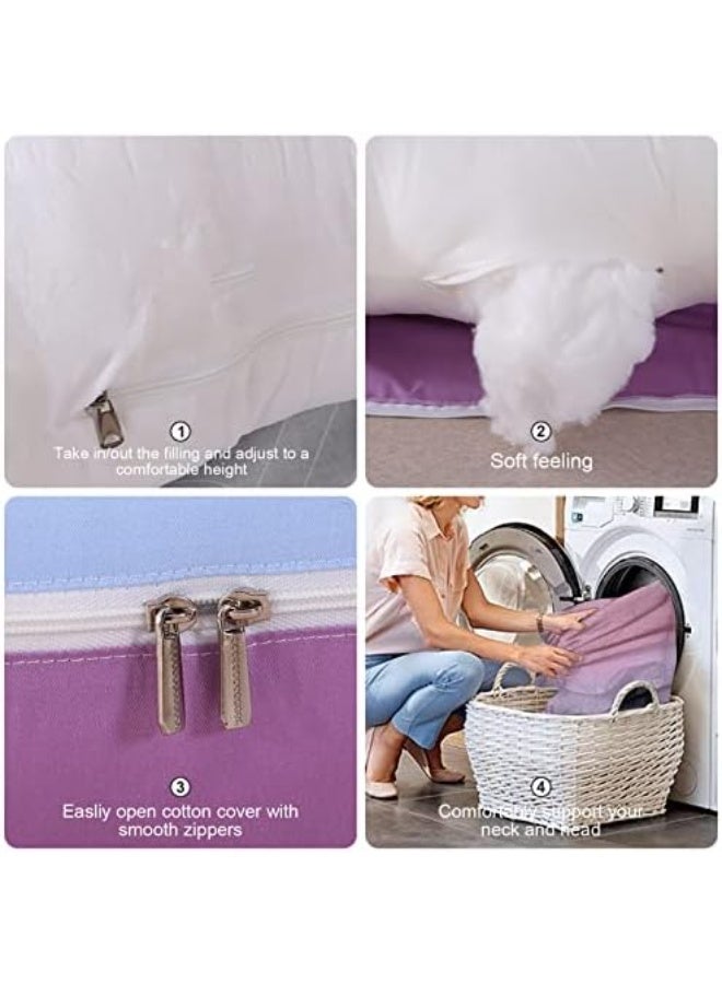 U-Shaped Full Body Support Pillow 70*130cm Ergonomic Orthopedic Pillow with Washable Cover - Image 3