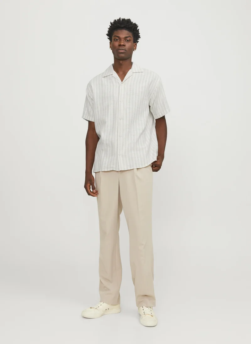 JACK & JONES  Striped Short Sleeve Shirt for Men | Best Price UAE