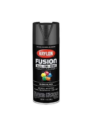 Rust Resistant Fusion All-In-One Spray Paint and Primer Gloss Black 12oz K02702007 - pzsku/Z47622F0C52C6CFAE58A6Z/45/1746612805/a5e53dee-e1bd-4583-a13f-b383e834078e