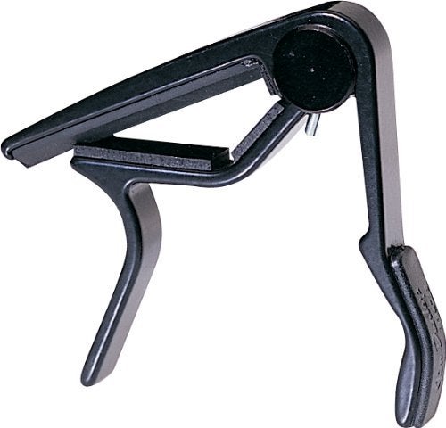 Mustang One Handed Trigger Guitar Metal Capo Quick Change For Ukulele, Electric And Acoustic Guitars (BK) - Image 4