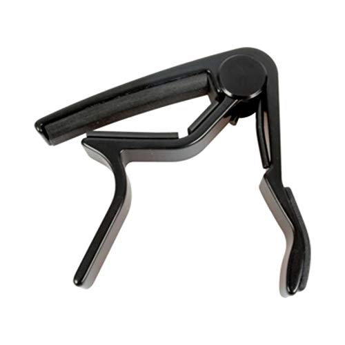 Mustang One Handed Trigger Guitar Metal Capo Quick Change For Ukulele, Electric And Acoustic Guitars (BK) - Image 3