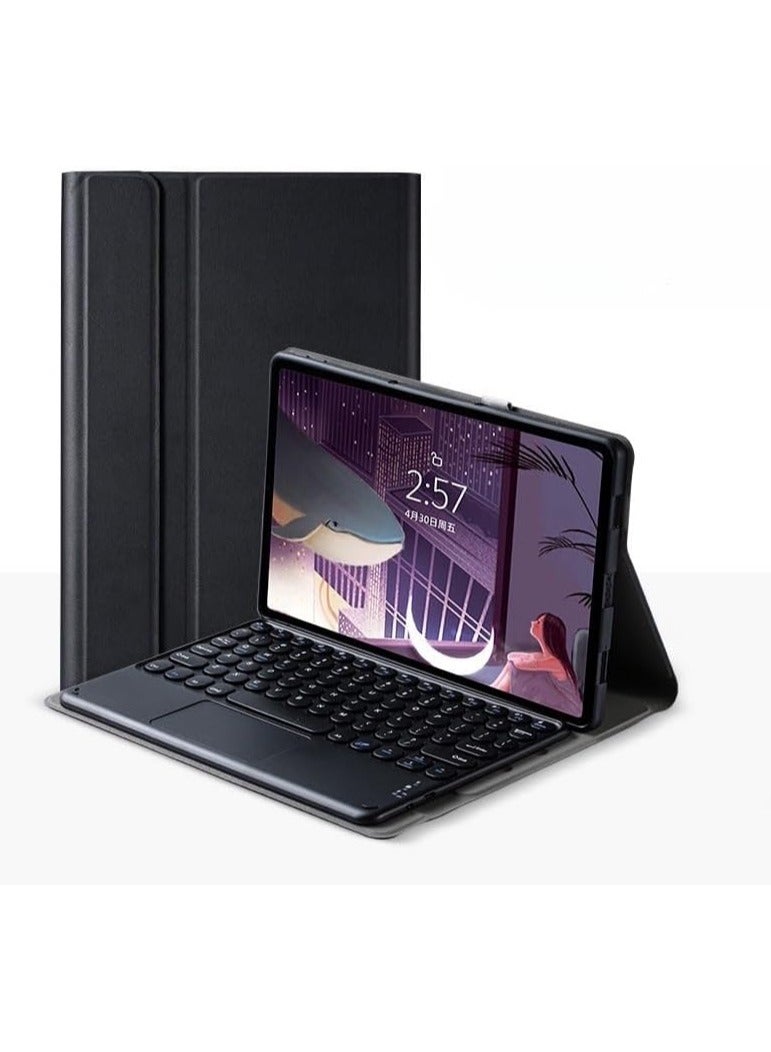 عام غطاء لوحة مفاتيح لمسية متوافق مع Lenovo Idea Tab Pro 12.7 بوصة 2025 مع لوحة مفاتيح بلوتوث قابلة للفصل وغطاء واقي لـ Lenovo Idea Tab Pro 2025.