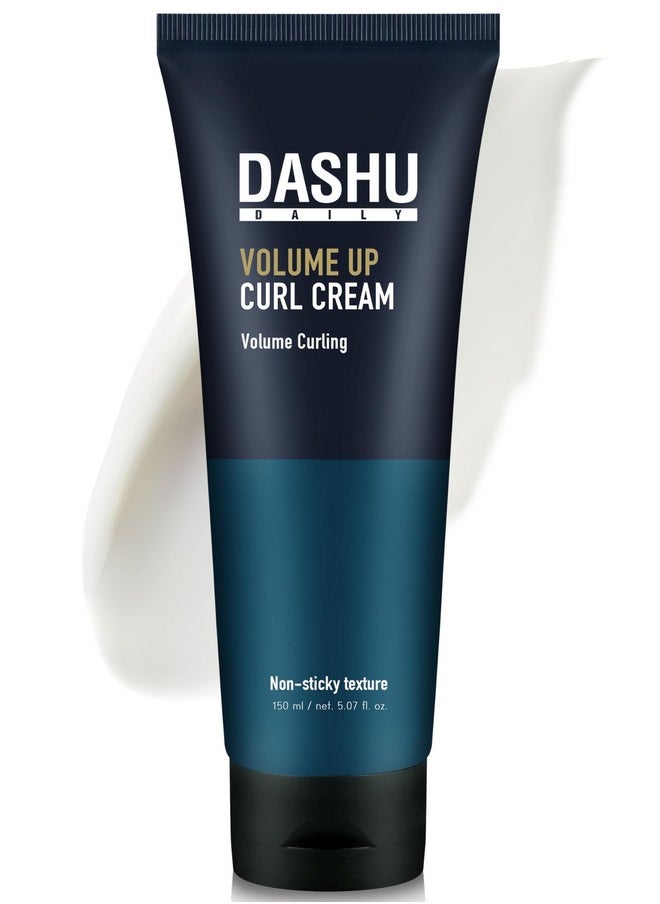 Dashu - DASHU Daily Volume Up Curl Cream 5.07fl oz - Hair Styling Cream, Curl Defining Cream, Volumizing, Add Texture, Anti Frizz Styling Cream - Image 1