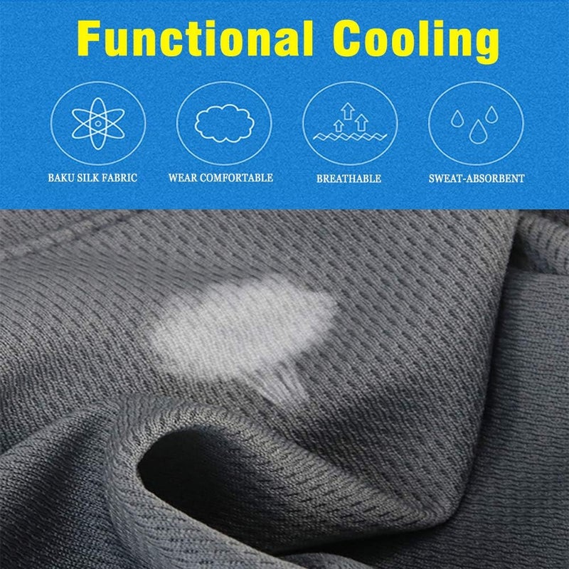 WSHSTS 3 Pack Cooling Skull Cap Helmet Liner Sweat Wicking Cycling Running Hat for Men Women - Image 4