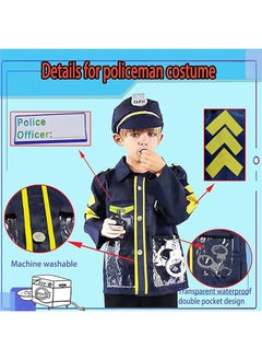YelaJoy Multicolour Suitable Policemen Cosplay Costume Set For Kids  - Image 5