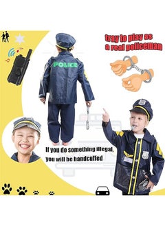YelaJoy Multicolour Suitable Policemen Cosplay Costume Set For Kids  - Image 2