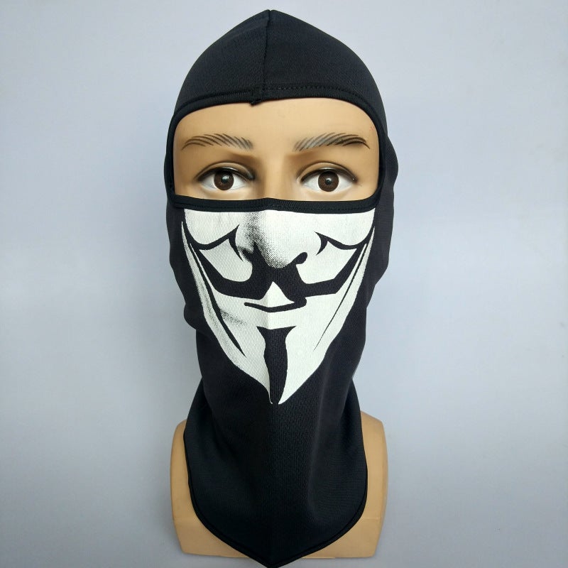 Generic New Call of Duty Game Skull Cover Ghost Mask Halloween Mask Quick-Dry Riding Sun CoverMesh A24 Mesh A24