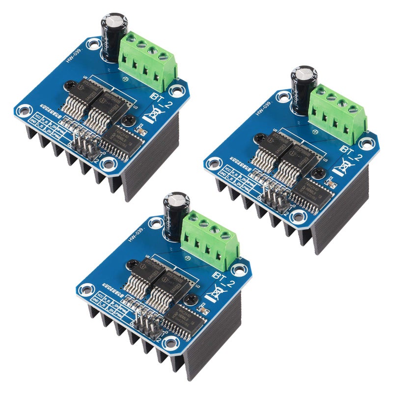 UMLIFE 3pcs BTS7960 43A High Power Motor Driver Module/Smart Car Driver Module for Arduino Current Limit - Image 1