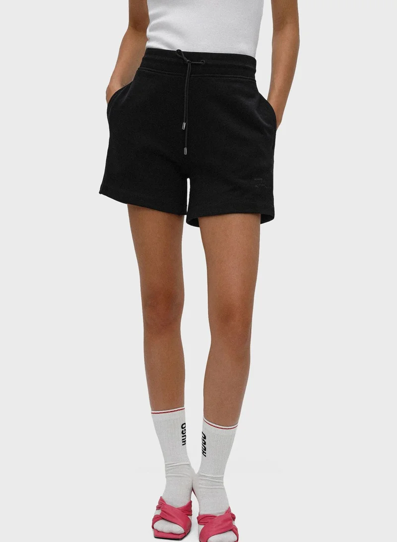 HUGO High Waist Mini Shorts