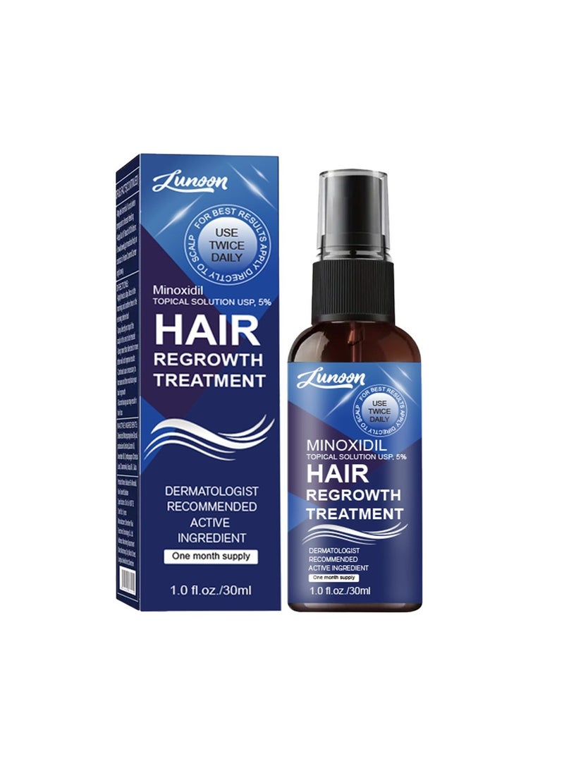 LUNOON LUNOON Minoxidil Hair Thick Growth Essence Care Spray Promotes Strong Hair 30ml - Image 1