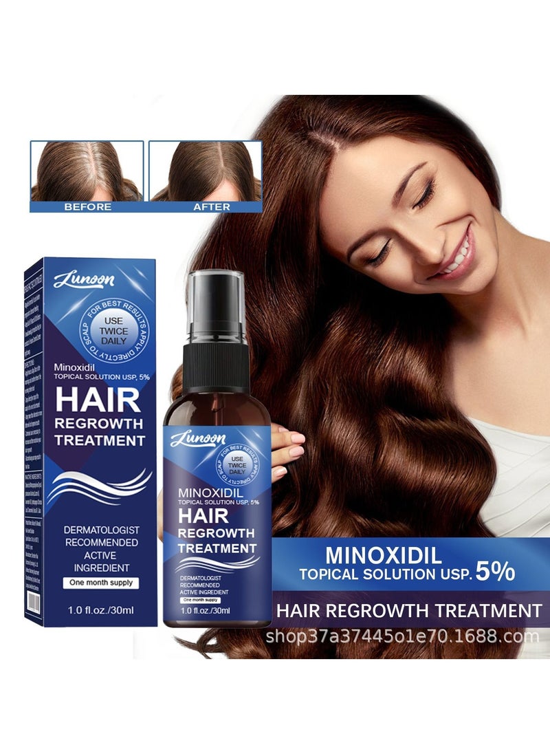 LUNOON LUNOON Minoxidil Hair Thick Growth Essence Care Spray Promotes Strong Hair 30ml - Image 5