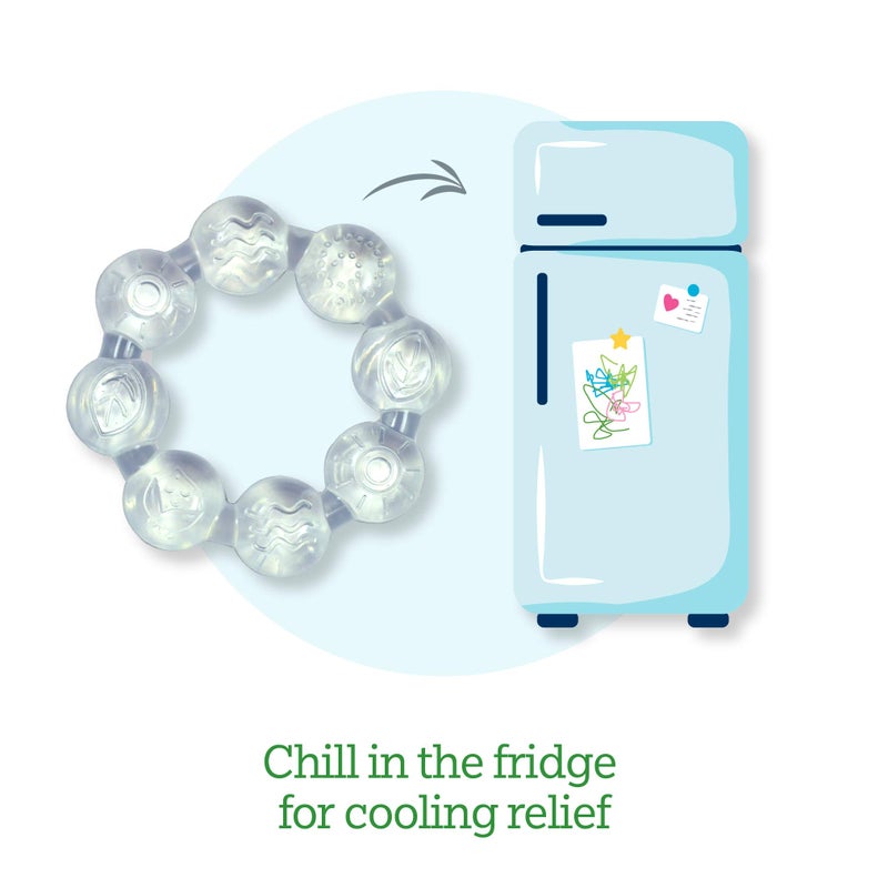 green sprouts Cooling Ring Teether-Clear - Image 2