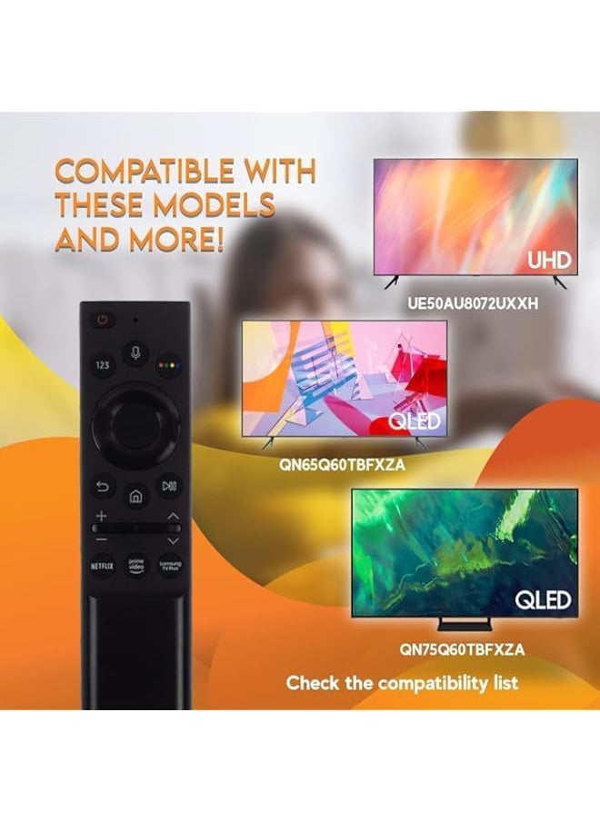 Replacement Voice Remote Control for Samsung Smart TV Includes Netflix, Prime Video and Samsung Internet Shortcut Buttons (BN59 01363J)