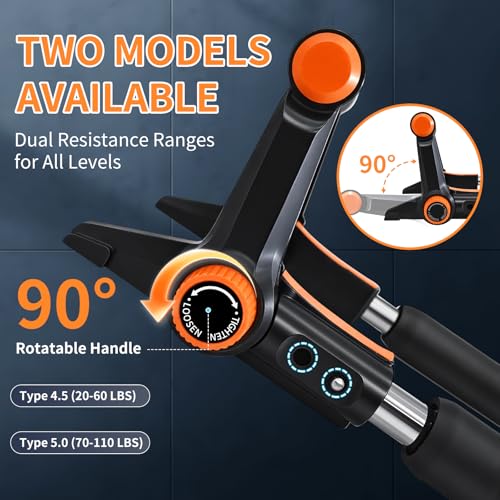 kisnbld Twister Arm Trainer, Adjustable 20-70lbs Push-Up & Arm Strength Equipment, Ergonomic Non-Slip Grip, Spring Resistance Home Gym for Men Women - Image 3