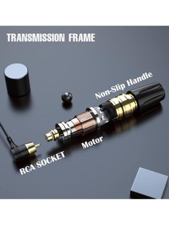 ITATOO ITATOO Tattoo Gun for Beginners Cartridge Tattoo Machine Kit with Tattoo Inks Power Supply Tattoo Pen Kit WTK164(Black)  - Image 4