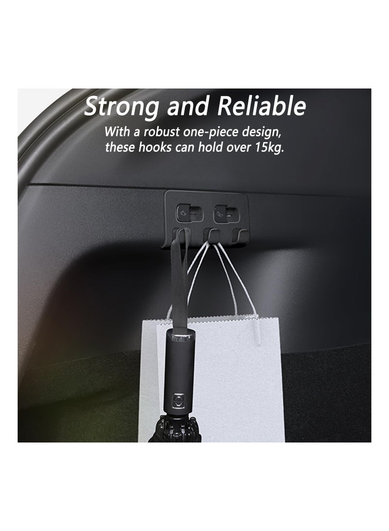 SYOSI Trunk Organizer Hook Fit For Tesla Model Y, Fit for 2021-2023 Tesla Model Y Accessories, Trunk Hook Car Grocery Organizer Trunk Tote Trunk Grocery Bag Hooks, Tesla Y Accessories Model Y 2023 Holders  - Image 5