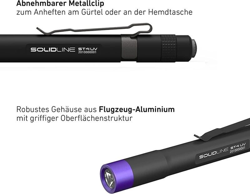 Ledlenser Solidline ST4 UV Black Flashlight - Image 4