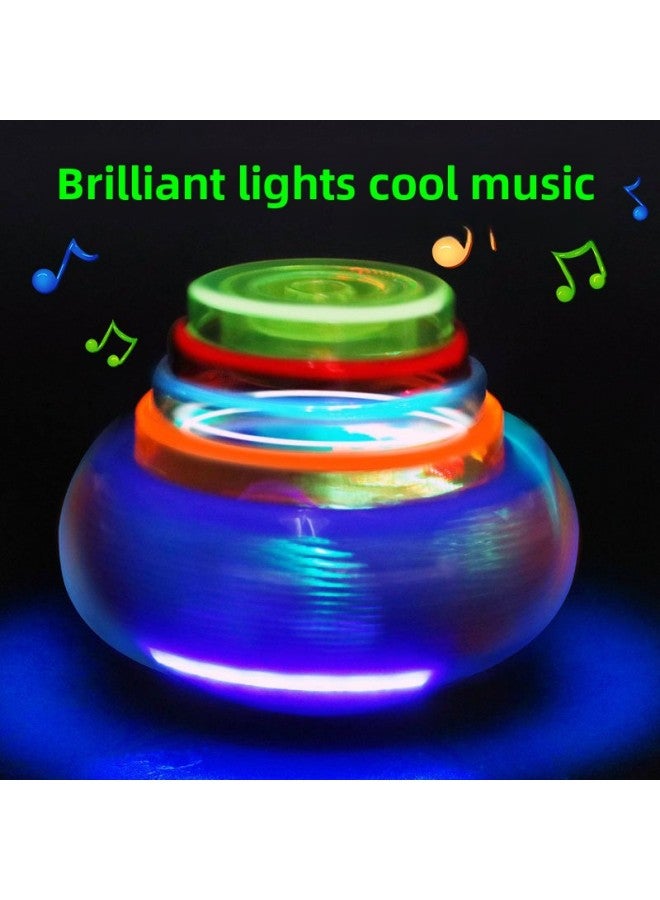 Children's Boys And Girls Decompression Toys Luminous Gyroscope Internet Celebrity TikTok Same Style Night Market Children's Toys-Color:Light Ejection Gyro (powder) Bag  - Image 3