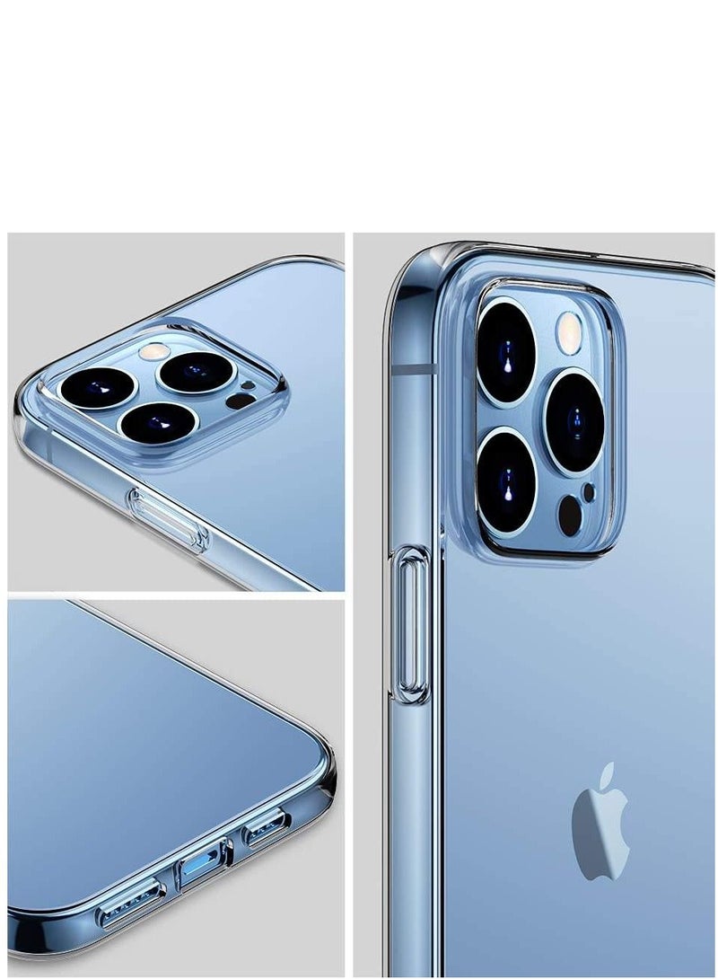 iPhone 14 Pro Case Ultra [Slim Thin] Scratch Resistant TPU Rubber Soft Silicone Protective Crystal Clear Case Cover for iPhone 14 Pro (Clear) - Image 3