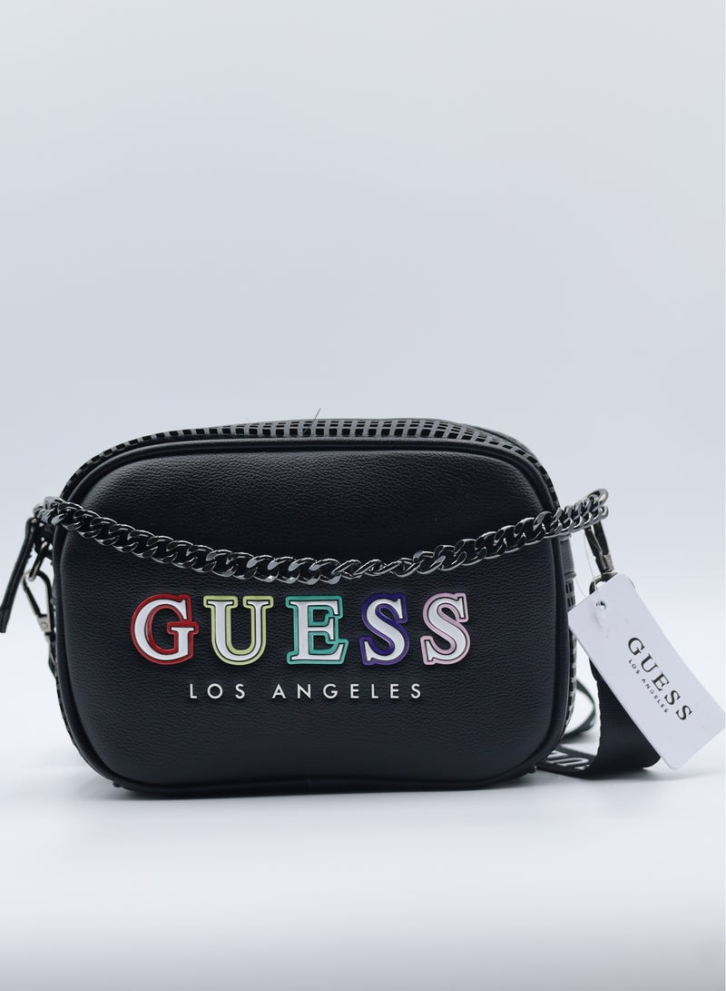 جس حقيبة كروس بودي بشعار Guess Letter Cingard - Image 2