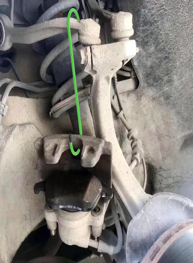 Stacool 2PCS Brake Caliper Hangers,Brake Caliper Tool/Brake Caliper Compression Tool for Changing Brake Pads,Braking,Universal Automotive Tools Brake Caliper Hooks with Rubber Caps (2, Green) - Image 5