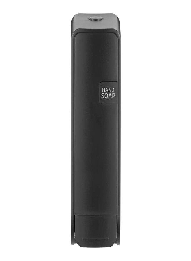 EZPULL Mini Wall Mount Manual Foam Hand Soap Dispenser, 300 ml (10.0 oz), Sealed Cartridges Sold Separately, Black - Image 1
