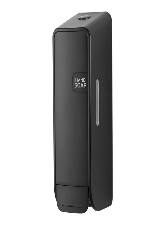 EZPULL Mini Wall Mount Manual Foam Hand Soap Dispenser, 300 ml (10.0 oz), Sealed Cartridges Sold Separately, Black - Image 2