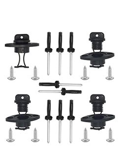 SYOSI Kayak Drain Plug Kit Boat Scupper Plugs Thread Bung for Kayak Canoe Boat with Screws Hardware, Drain Stoppers Fits Most Kayak Canoe  - Image 3