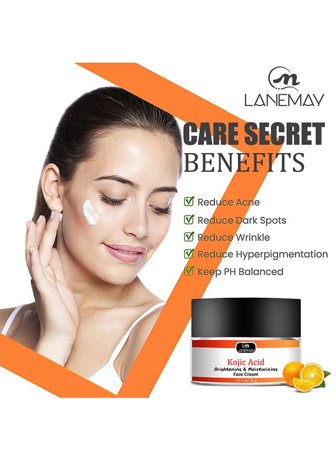 Kojic Acid Face Cream 30g, Moisturizing Brightening the Skin, Lightweight Non-Greasy Deep Penetration Anti-Aging，Spots Or Acne Scars In A Effective Way - pzsku/Z47633EF7BCB58814567DZ/45/_/1717301284/545b652e-40ee-4964-afdd-a2a1abba188f