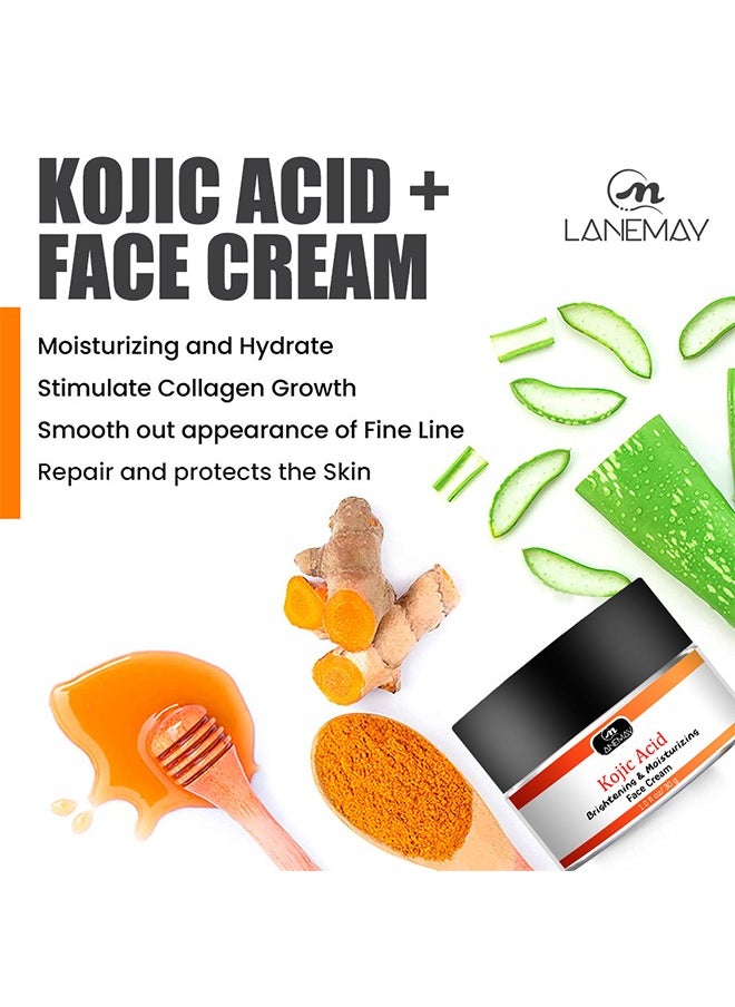 Kojic Acid Face Cream 30g, Moisturizing Brightening the Skin, Lightweight Non-Greasy Deep Penetration Anti-Aging，Spots Or Acne Scars In A Effective Way - pzsku/Z47633EF7BCB58814567DZ/45/_/1717301286/eb96acdf-7118-41d6-891d-374f581ecc0d