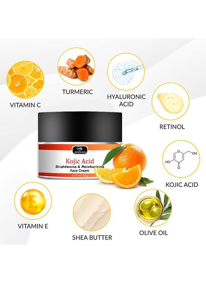 Kojic Acid Face Cream 30g, Moisturizing Brightening the Skin, Lightweight Non-Greasy Deep Penetration Anti-Aging，Spots Or Acne Scars In A Effective Way - pzsku/Z47633EF7BCB58814567DZ/45/_/1717301287/57234d9b-eec9-46ad-b530-0065d1d18476