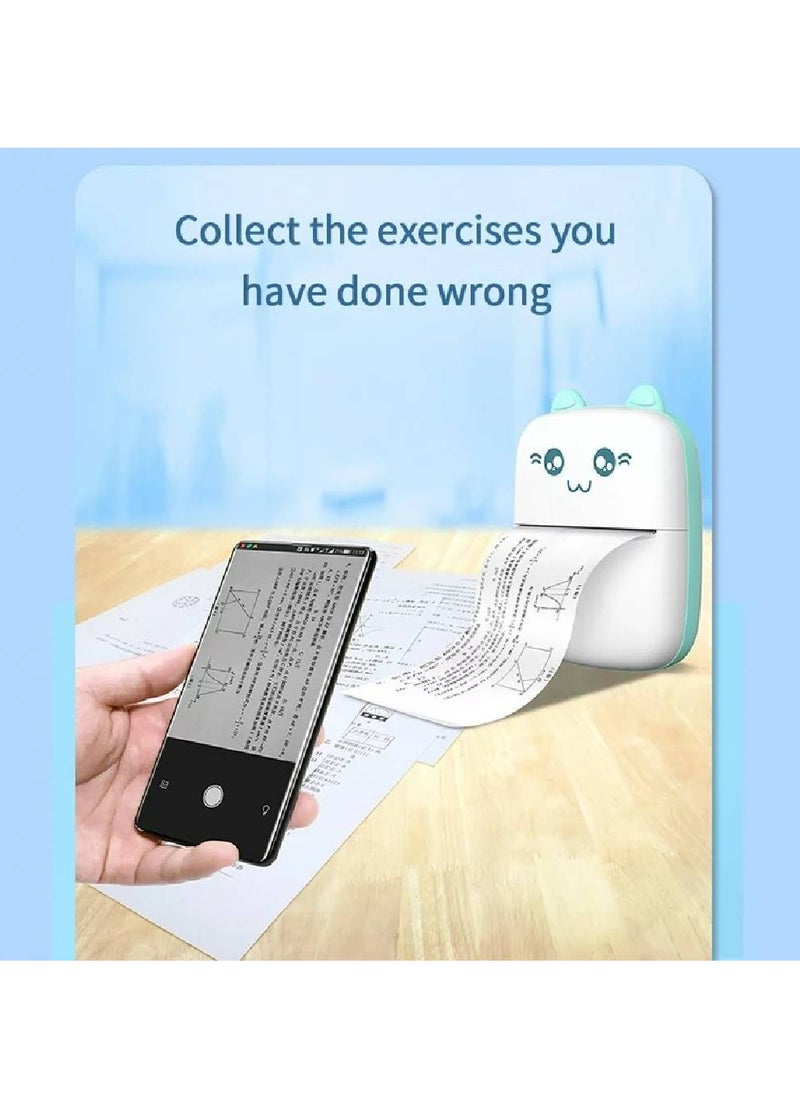 GENNEXT - Portable Label Maker Mini Pocket Printer for Wrong Question Photo Thermal Printing Student Portable Printer - Image 1