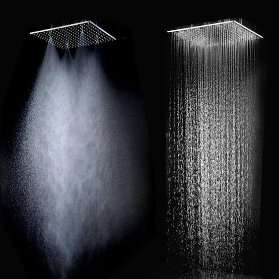 OBLONG OBOLONG Ceiling Mounted Overhead Shower Head For Bathroom Rain Shower Square Overhead Shower Without Arm 48 x 33 x 5 cm Chrome - Image 4