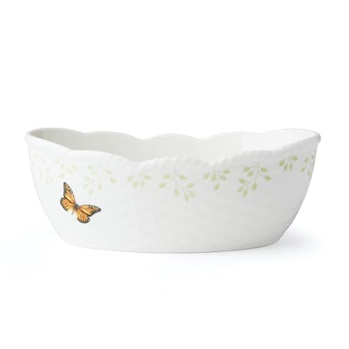 Lenox 894107 Butterfly Meadow Bread Basket, Easter Serveware - Image 1
