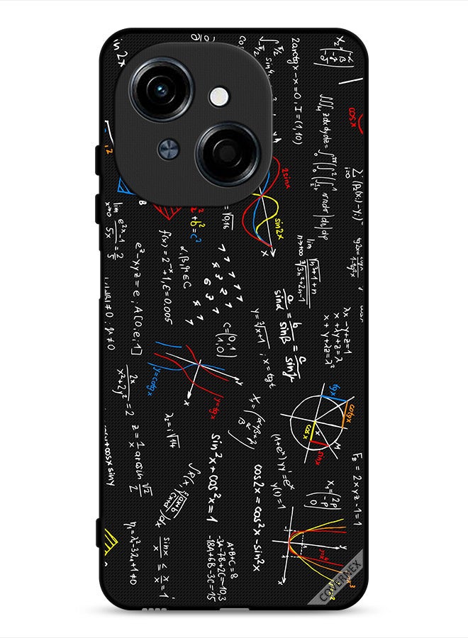 Covernex Tecno Spark Go 1 4G Protective Case Cover Maths Mystery - Image 1