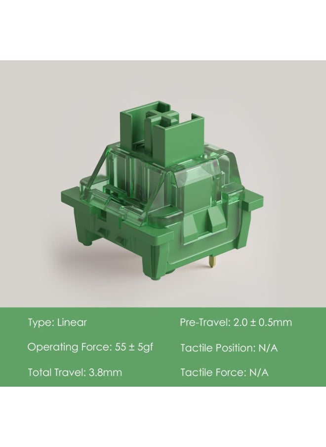 AKKO - AKKO Matcha Green Pro Switches (45pcs) - Image 1
