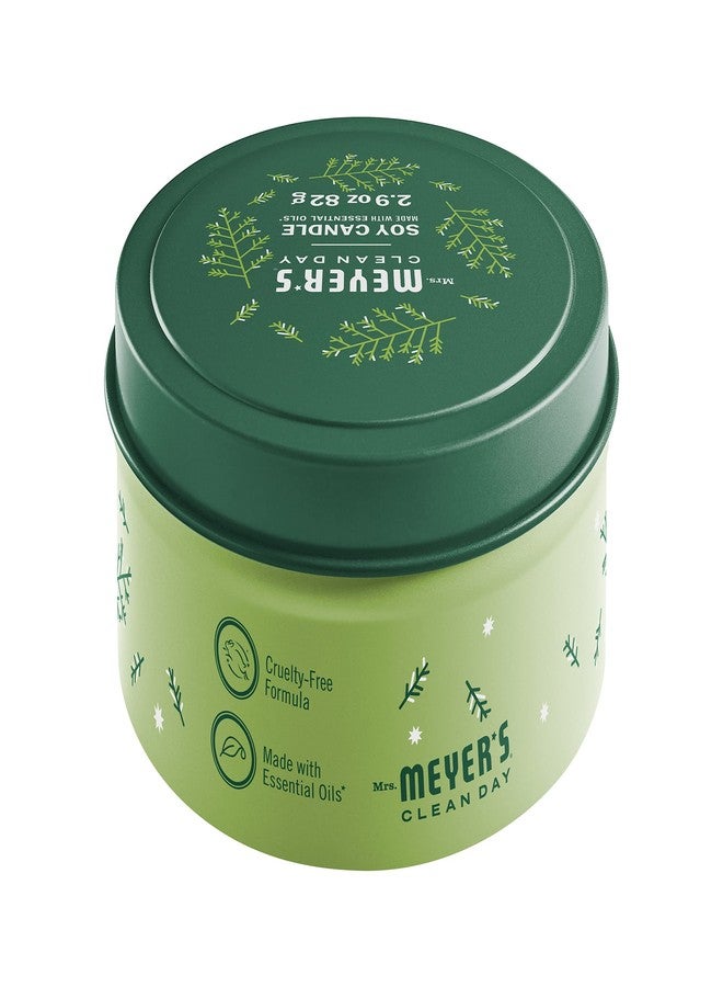 MRS. MEYER'S CLEAN DAY Soy Tin Candle, 12 Hour Burn Time, Made with Soy Wax and Essential Oils, Iowa Pine, 2.9 oz - Image 3