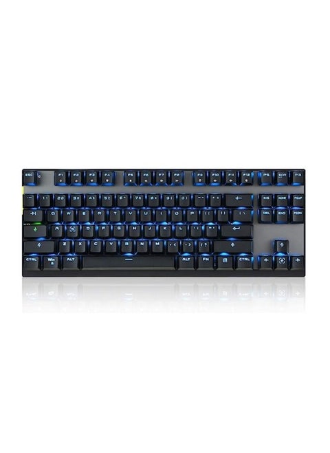Motospeed 2.4GHz Wireless/USB Wired Mechanical Keyboard GK82 87Keys Led Backlit Red Switches Type-C Gaming Keyboard for Gaming and Typing,Compatible for Mac/PC/Laptop(Black)