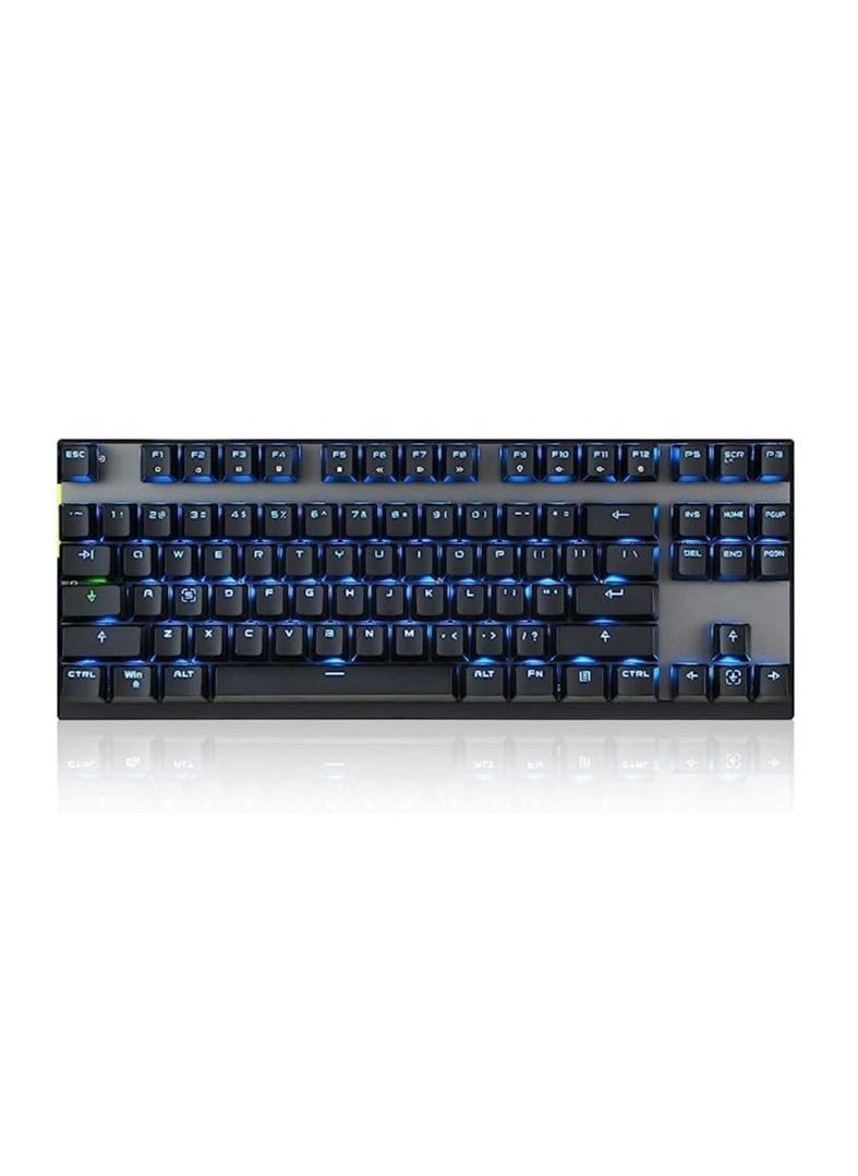 Motospeed - Motospeed 2.4GHz Wireless/USB Wired Mechanical Keyboard GK82 87Keys Led Backlit Red Switches Type-C Gaming Keyboard for Gaming and Typing,Compatible for Mac/PC/Laptop(Black) - Image 1